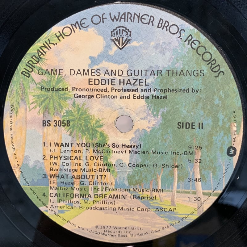 Eddie Hazel / Game, Dames And Guitar Thangs (LP
