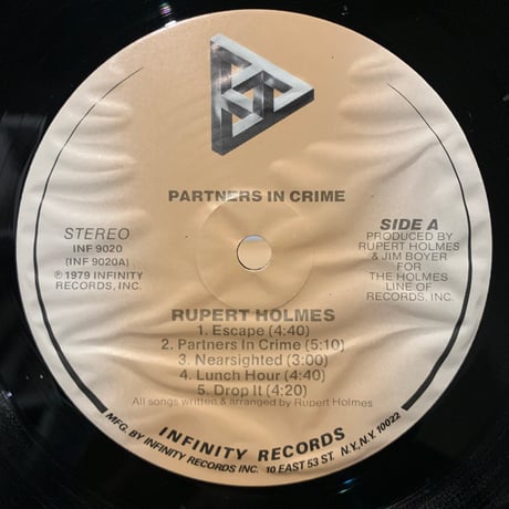 Rupert Holmes / Partners In Crime (LP)