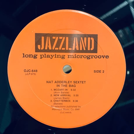 Nat Adderley Sextet / In The Bag (LP)