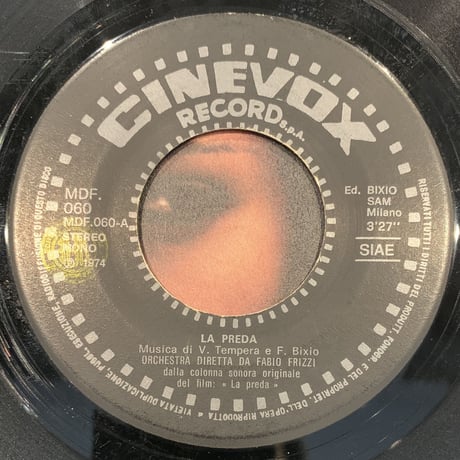 V. Tempera E F. Bixio / La Preda (Dalla Colonna Originale Del Film) (7")