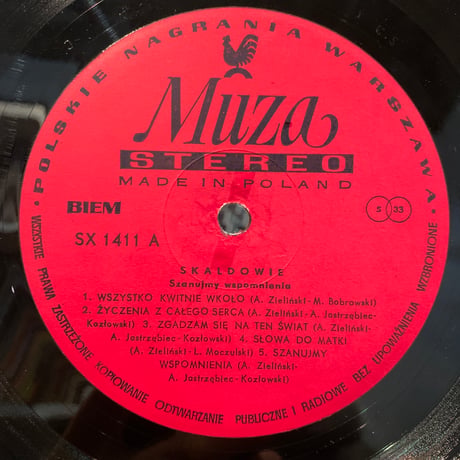 Skaldowie / Szanujmy Wspomnienia (LP)