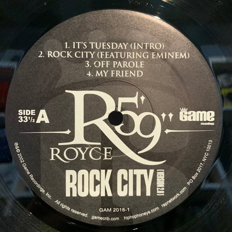 Royce Da 5'9" / Rock City (Version 2.0) (2LP)