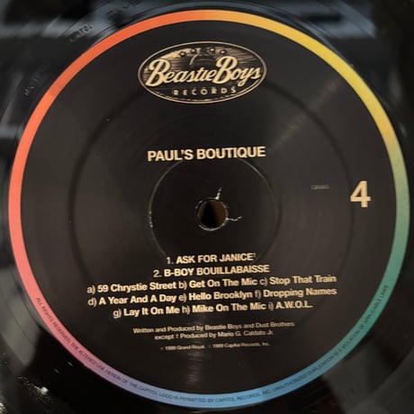 Beastiie Boys/Paul's Boutique (2LP)