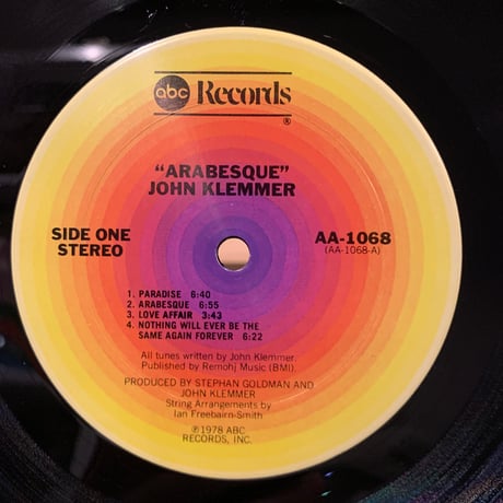 John Klemmer / Arabesque (LP)