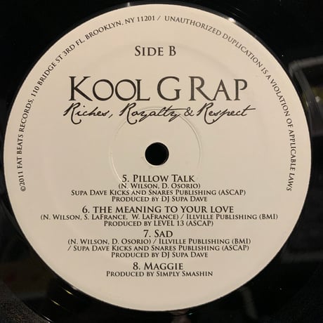 Kool G Rap / Riches, Royalty & Respect (2LP)