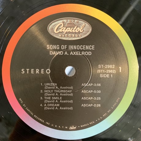 David Axelrod / Song Of Innocence (LP)