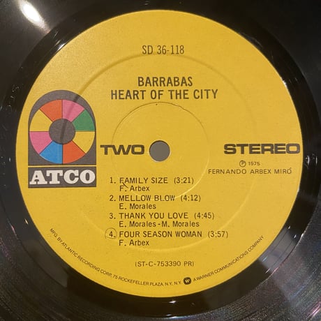 Barrabas /  Heart Of The City (LP)