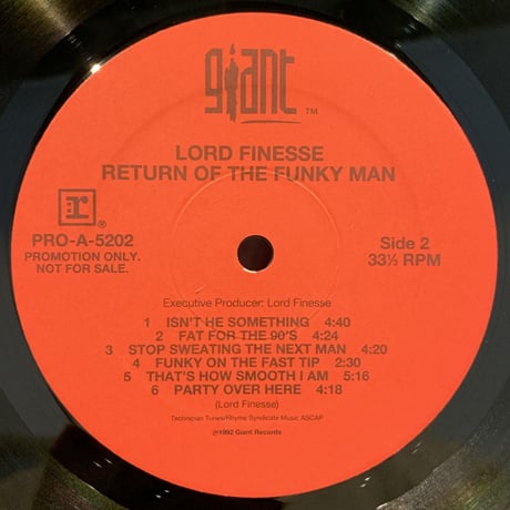 Lord Finesse / Return Of The Funky Man (LP)