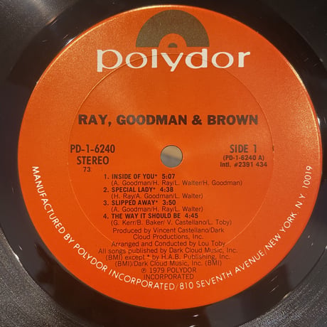 Ray, Goodman & Brown / Ray, Goodman & Brown (LP)