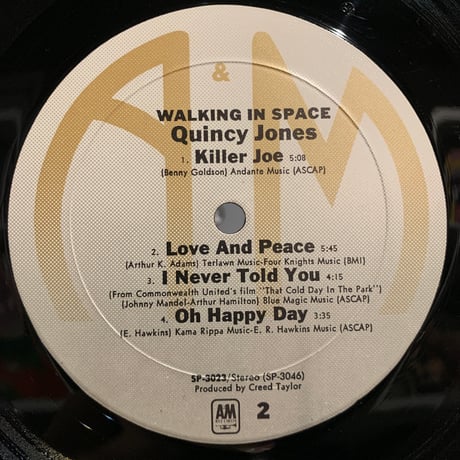 Quincy Jones / Walking In Space (LP)