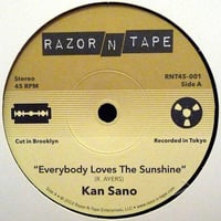 KAN SANO / EVERYBODY LOVES THE SUNSHINE (7")