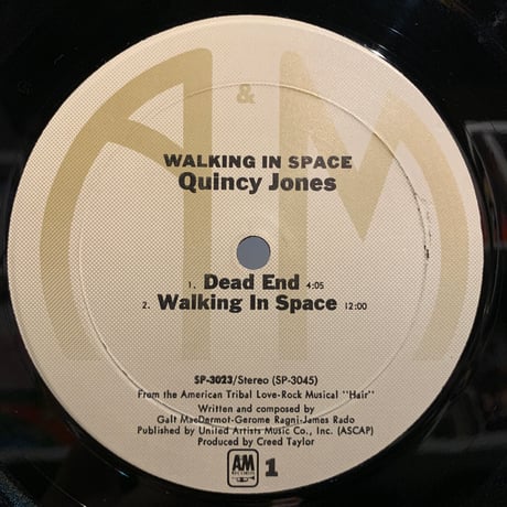 Quincy Jones / Walking In Space (LP)