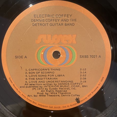 Dennis Coffey And The Detroit Guitar Band / Electric Coffey (LP)