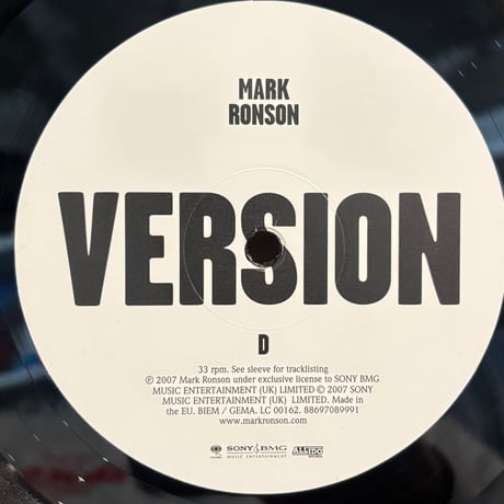 Mark Ronson / Version (12'')