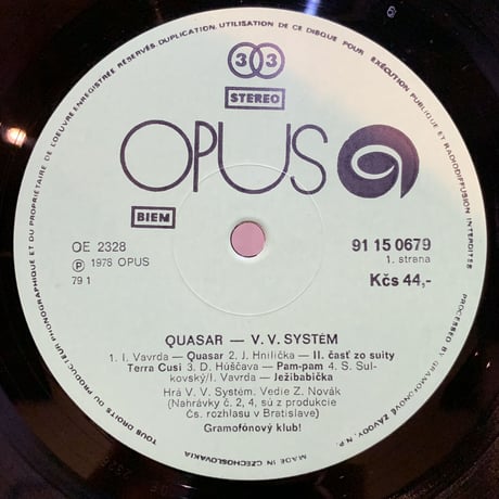V.V. Systém / Quasar (LP)