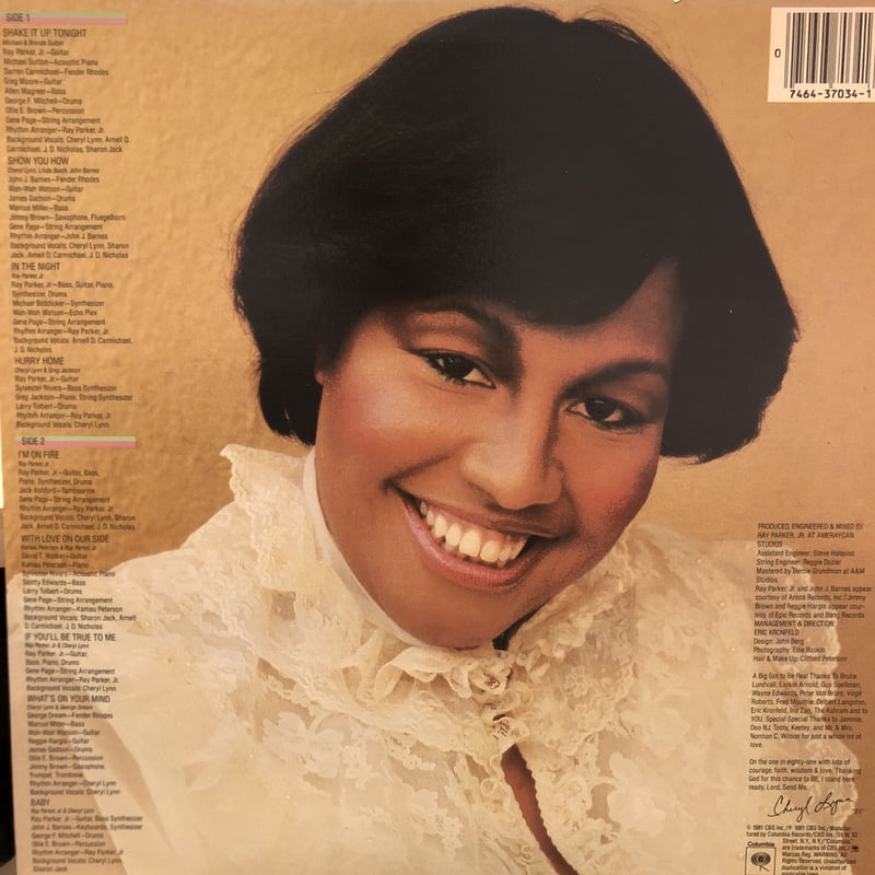 annaページ　Cheryl Lynn他2枚セット Cheryl Lynn (Expanded Edition): LYNN,CHERYL: Amazon.ca: Music
