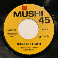 The Lafayette Afro Rock Band / The Outlaw Blues Band – Darkest Light / Deep Gully (7")
