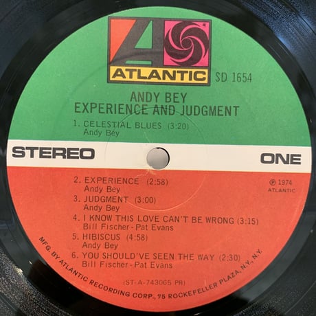 Andy Bey / Experience And Judgment (LP)