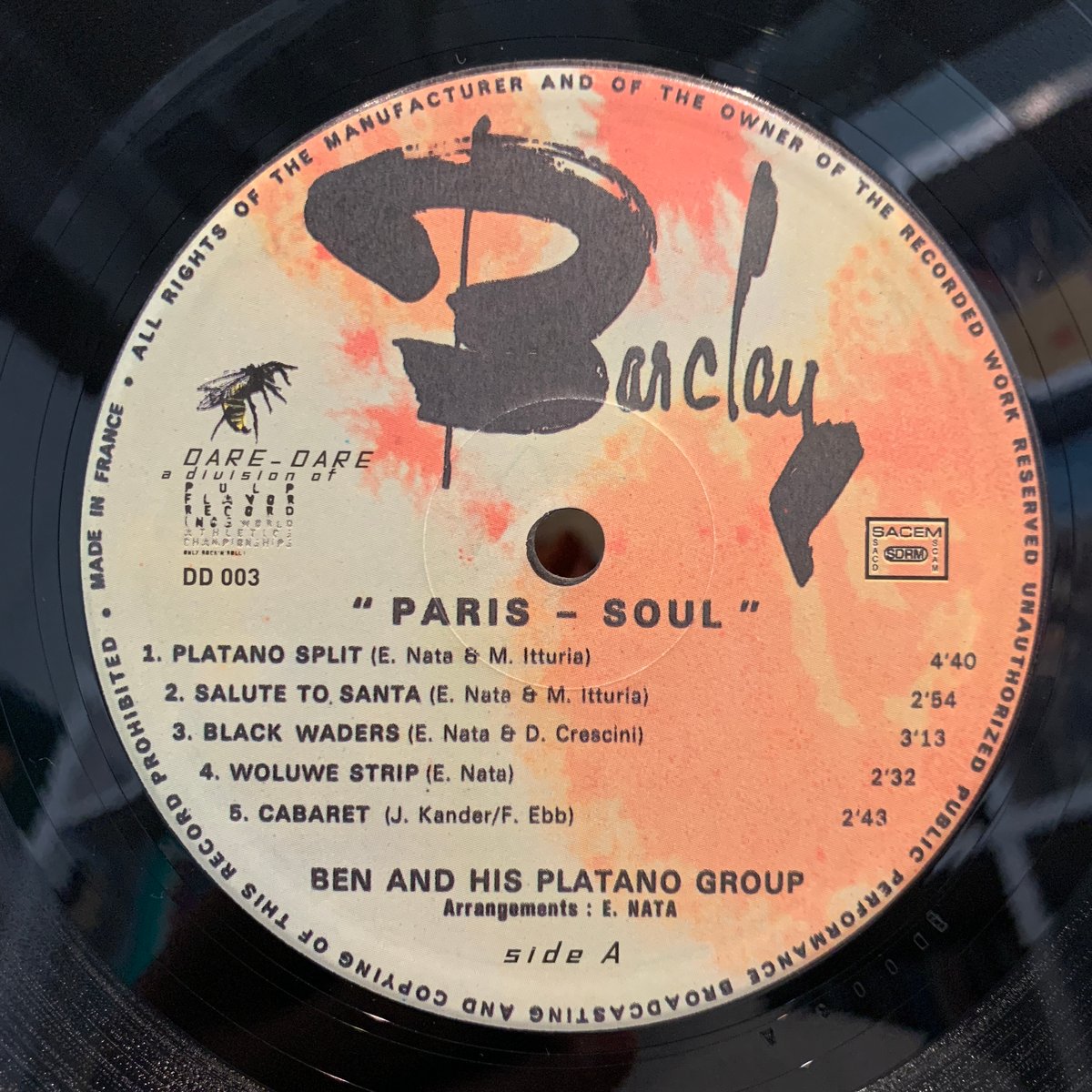 Ben & The Platano Group / Paris Soul (LP) | MIZO