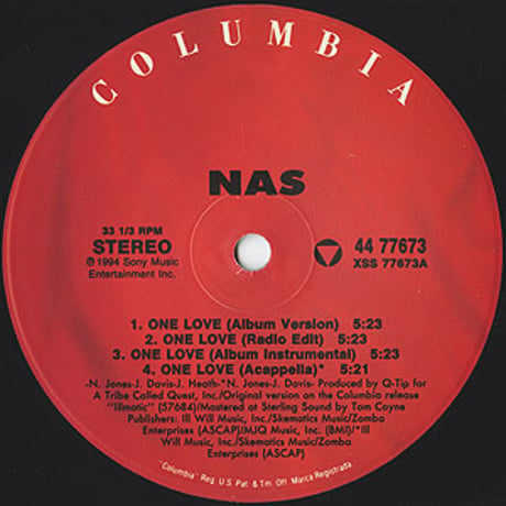 Nas / One Love (12'')