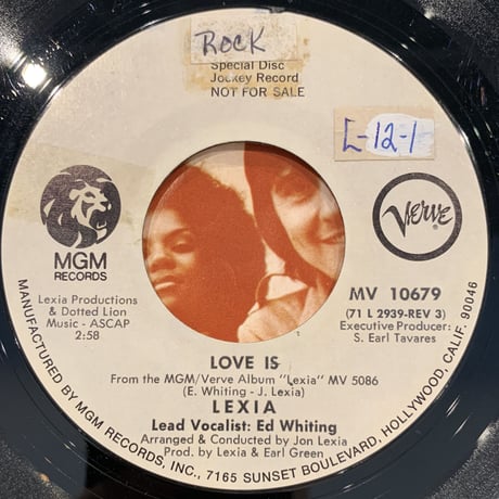Lexia / Good Morning To You (7")