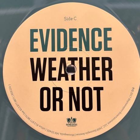 Evisence / Weather Or Not