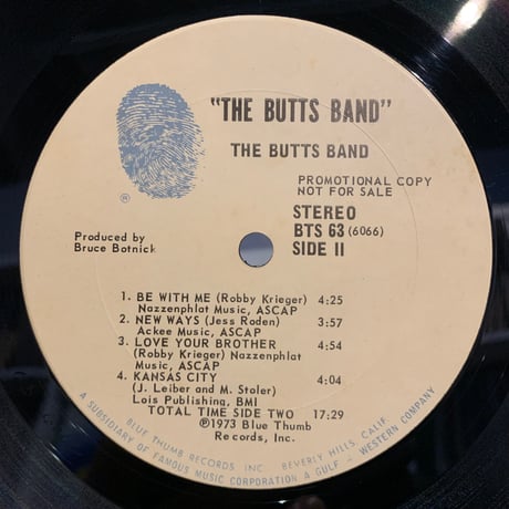Butts Band / S.T. (LP)