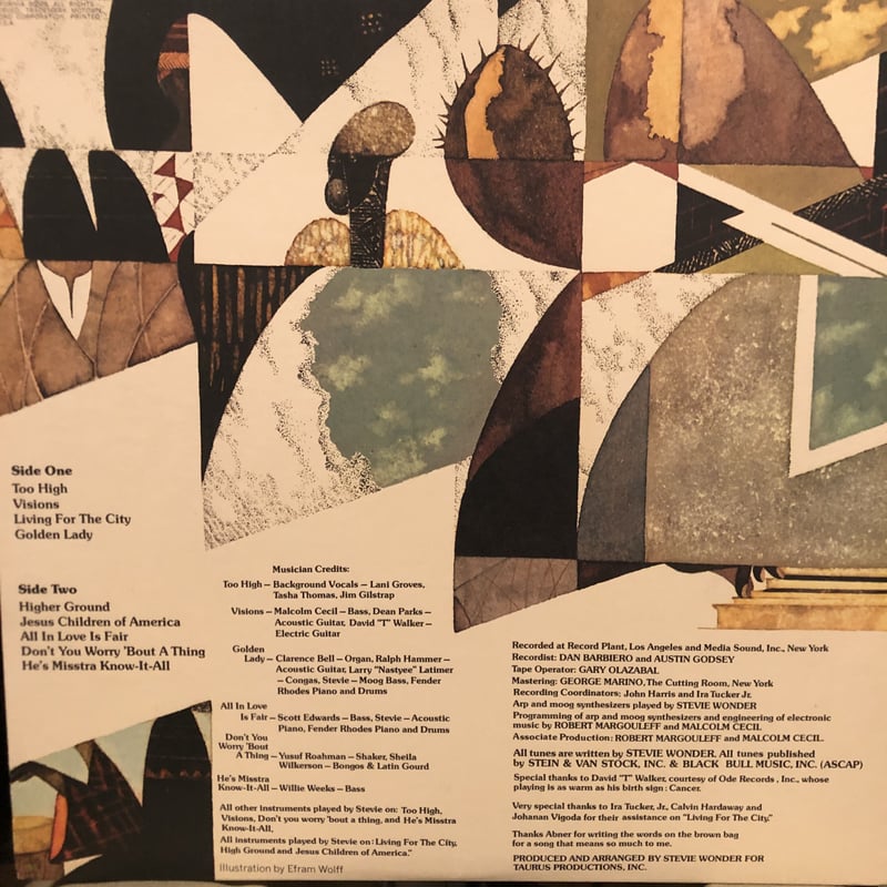 Stevie Wonder / Innervisions (LP) | MIZO