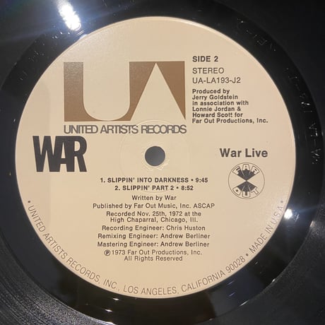 War / War Live (LP)