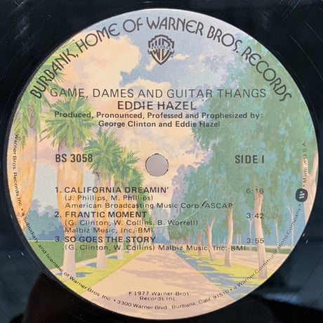 Eddie Hazel / Game, Dames And Guitar Thangs (LP)