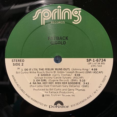 Fatback / Gigolo (LP)