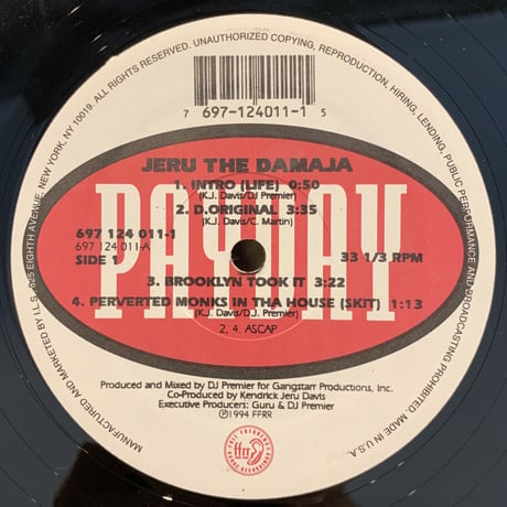 Jeru The Damaja / The Sun Rises In The East (2LP)