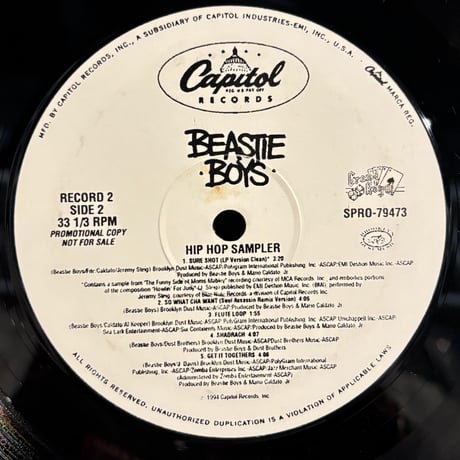 Beastie Boys / HipHop Sampler (2LP)