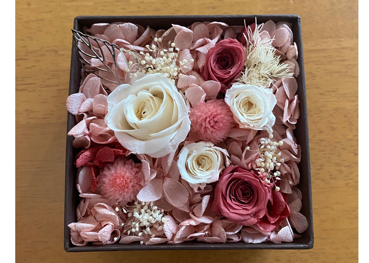 BOX (S) ホワイト・ピンク | Dar flores