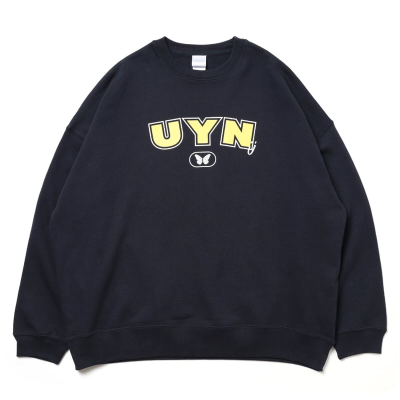 uyuni Over Sized Crew Neck（NAVY×YELLOW） | uyuni 