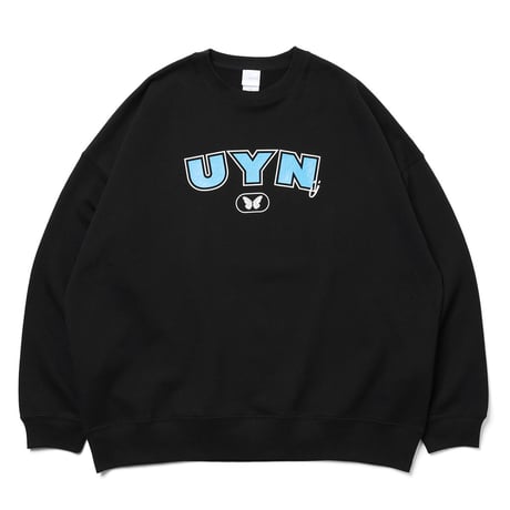 uyuni Over Sized Crew Neck（BLACK×BLUE）