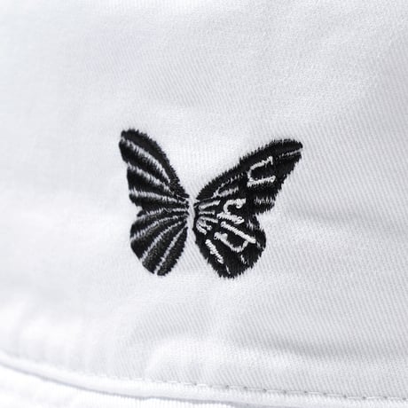 Butterfly Bucket Hat（WHITE）