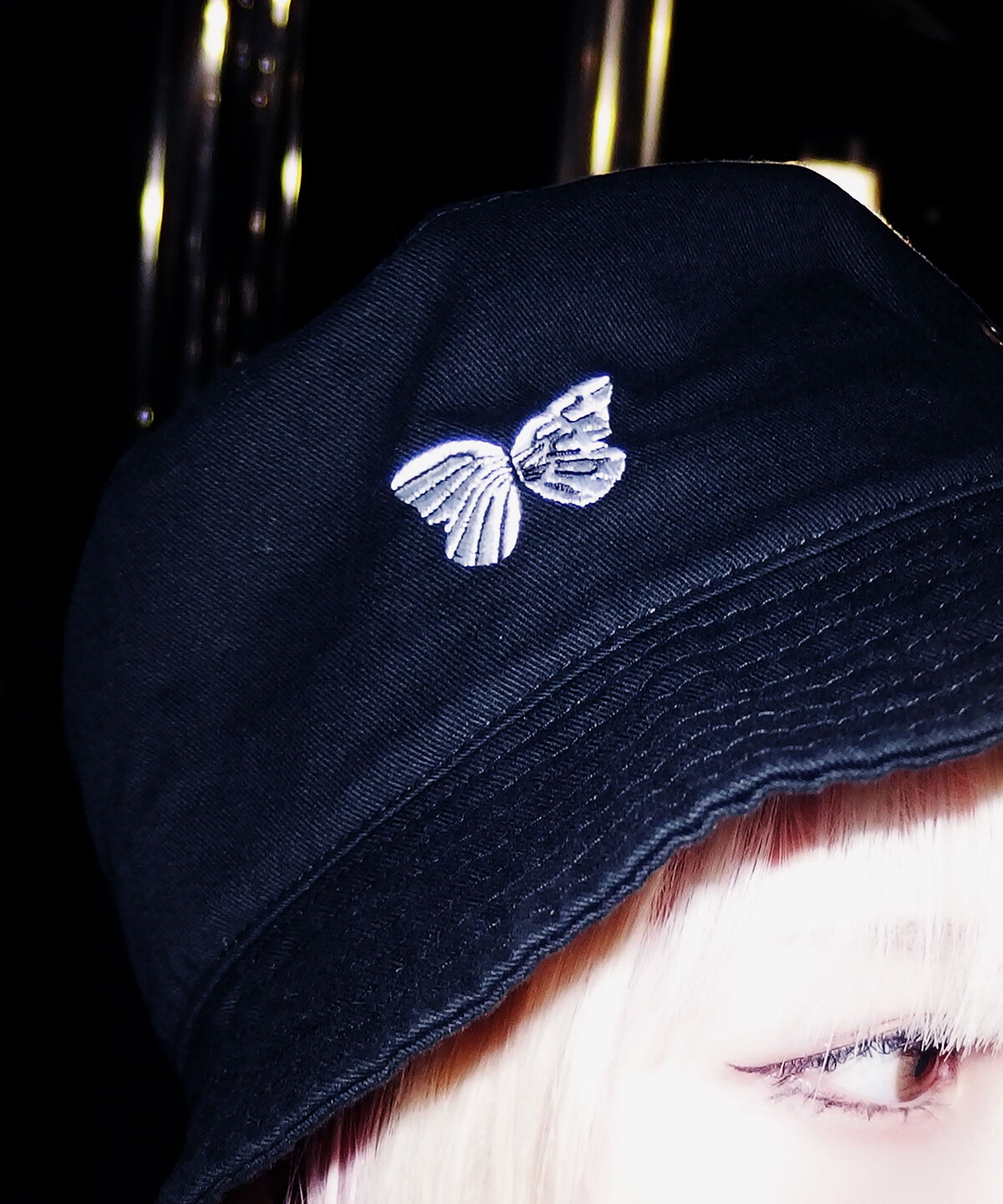 Butterfly Bucket Hat（BLACK） | uyuni official store