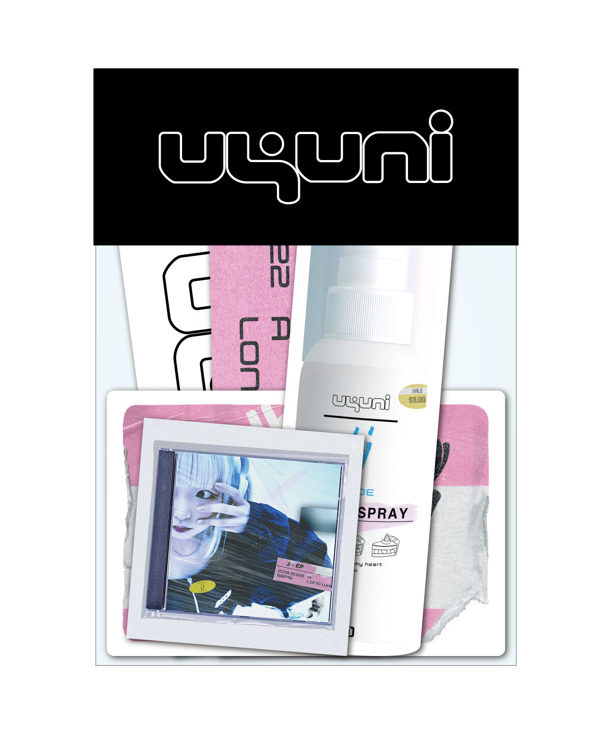 ▶︎import/euniさまステッカー/テティノベルティカラー uyuni Sticker Set | uyuni official store