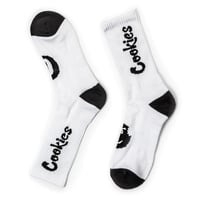 Cookies Logo Socks (White × Black)