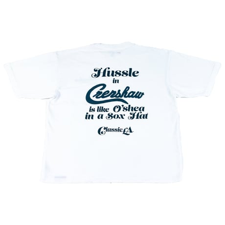 CRENSHAW CLASSIC LA T-SHIRT (White / Navy)