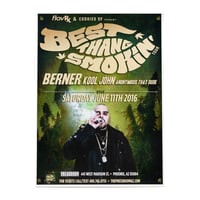 『BERNER - BEST THANG SMOKIN' TOUR』Promo Poster