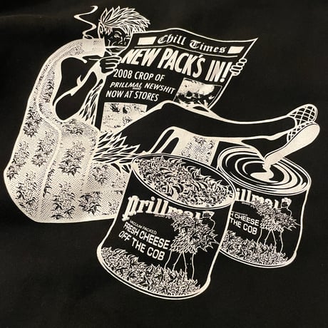 CHILL DAD OG !! : ZIP UP HOOD SWEAT (Black)