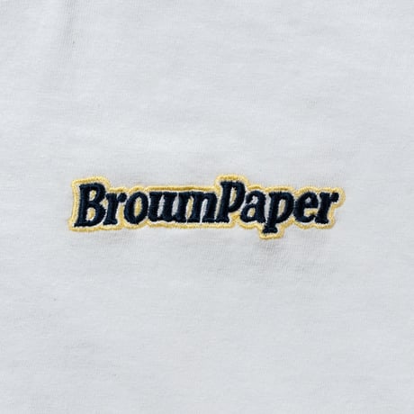 "Brown Paper" L/S T-Shirts (White)