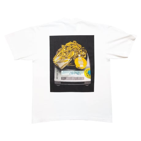 GRAMS & GOLD CHAINS PHOTO T-SHIRT (White)