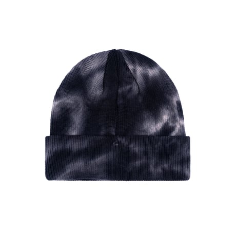 Box Logo Tie Dye Beanie (Black)
