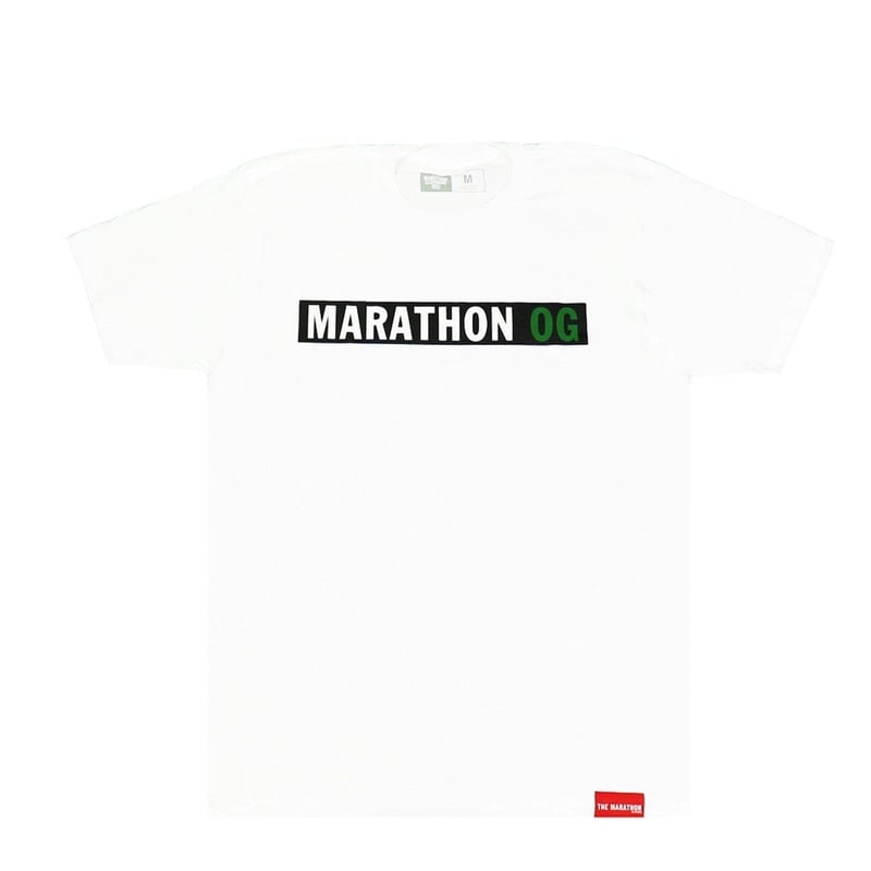 MARATHON OG T-SHIRT (White) | 1/8oz CLOTHING