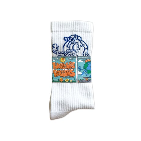World Wide Rollers Socks (White)