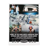 『SMOKE DZA , BODEGA BAMZ - MONEY IN THE BANK TOUR』Promo Poster
