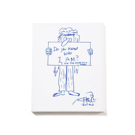 TOMMY CHONG HAND SIGNED CAMBUS
